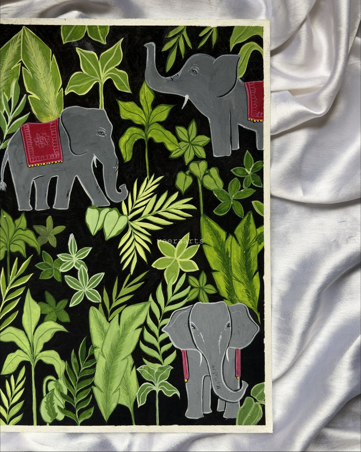'The green parade' - original painting